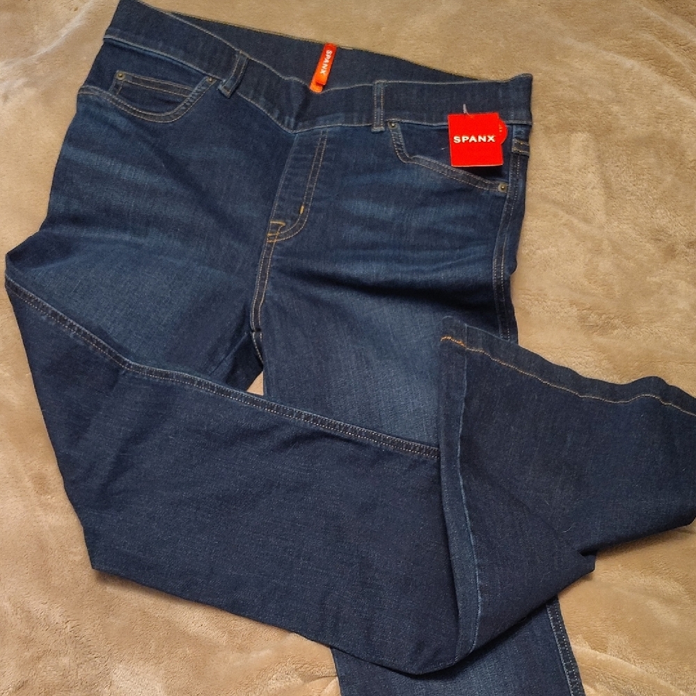 SPANX Blue Skinny Jeans Classic Style
